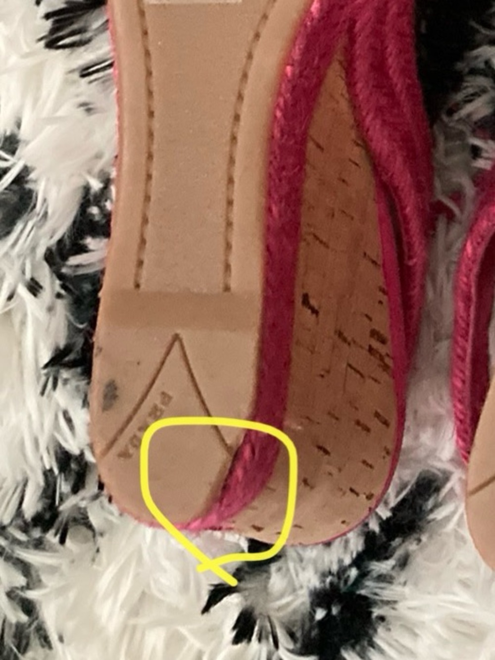 Prada Hot Pink Suede Bow Slingback Heels - Picture 8 of 9
